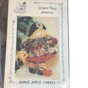 Annie Apple Cheeks Doll Pattern Ginger Snap Junction Sewing Craft